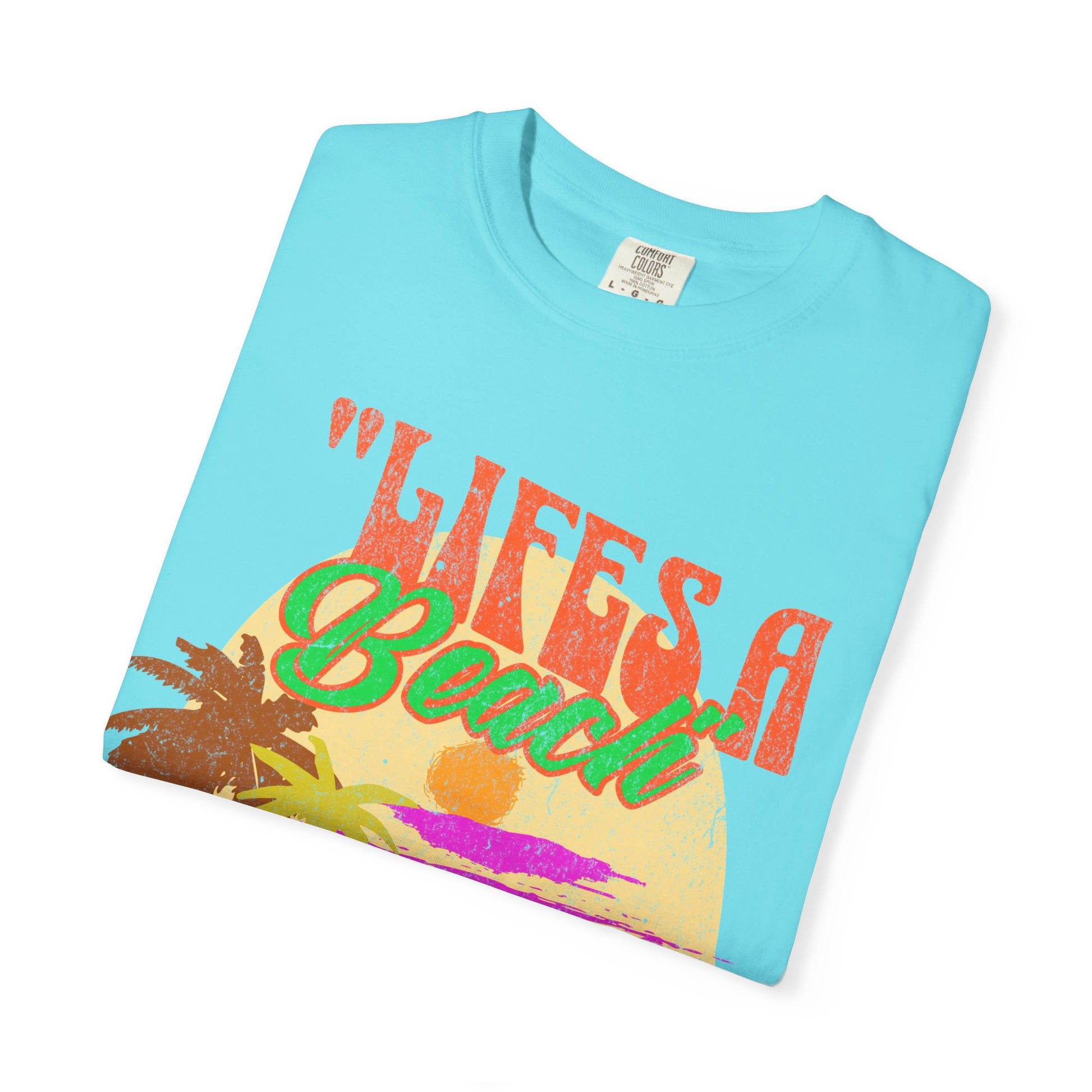 Lifes A Beach Ya Know What I'm Sand? Retro style T shirt