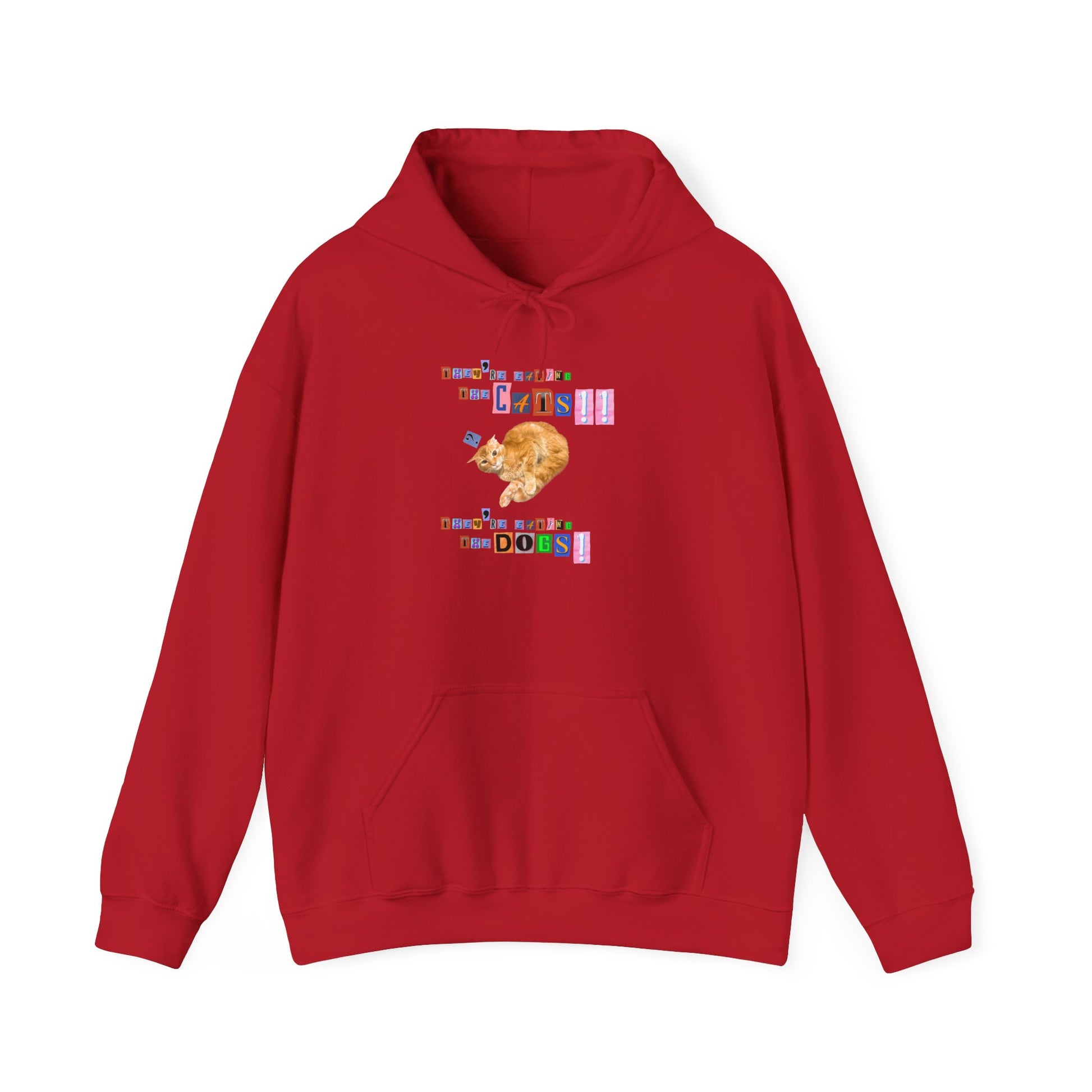 They're eating the cats They're eating the dogs Retro style Pullover