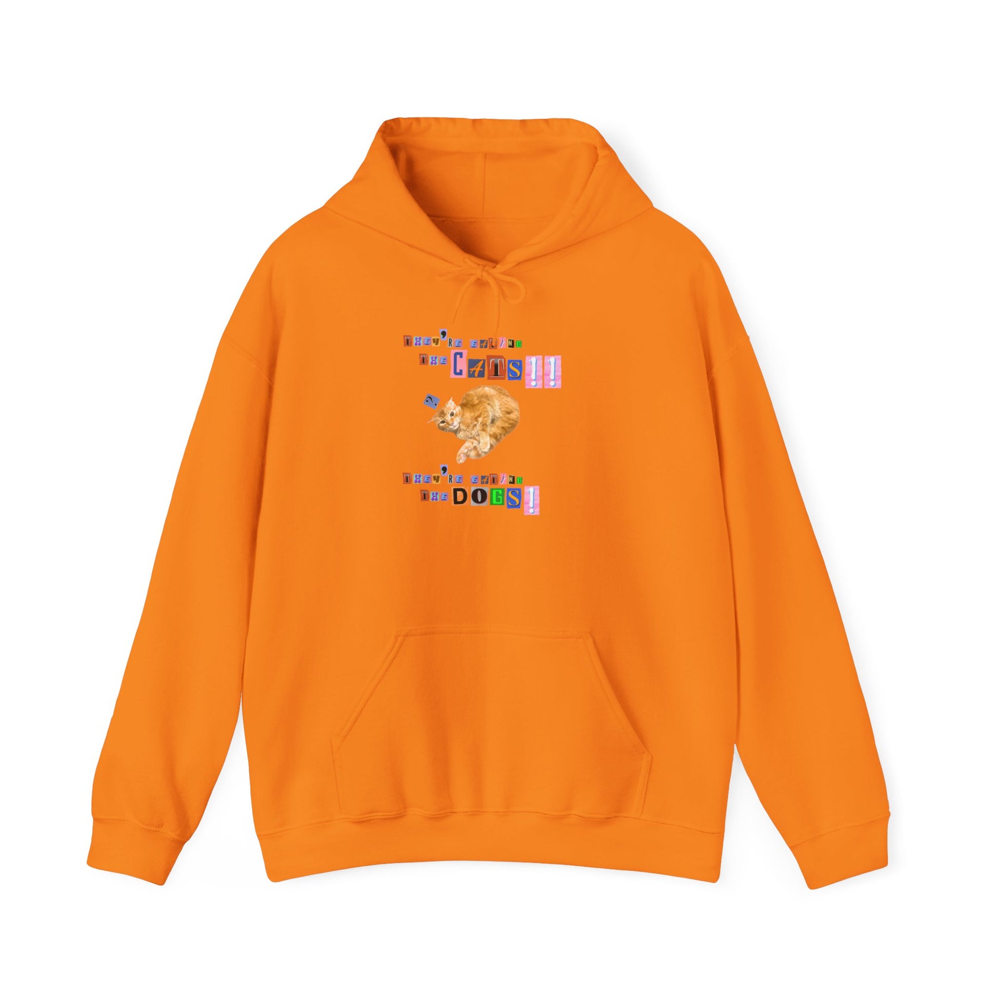They're eating the cats They're eating the dogs Retro style Pullover