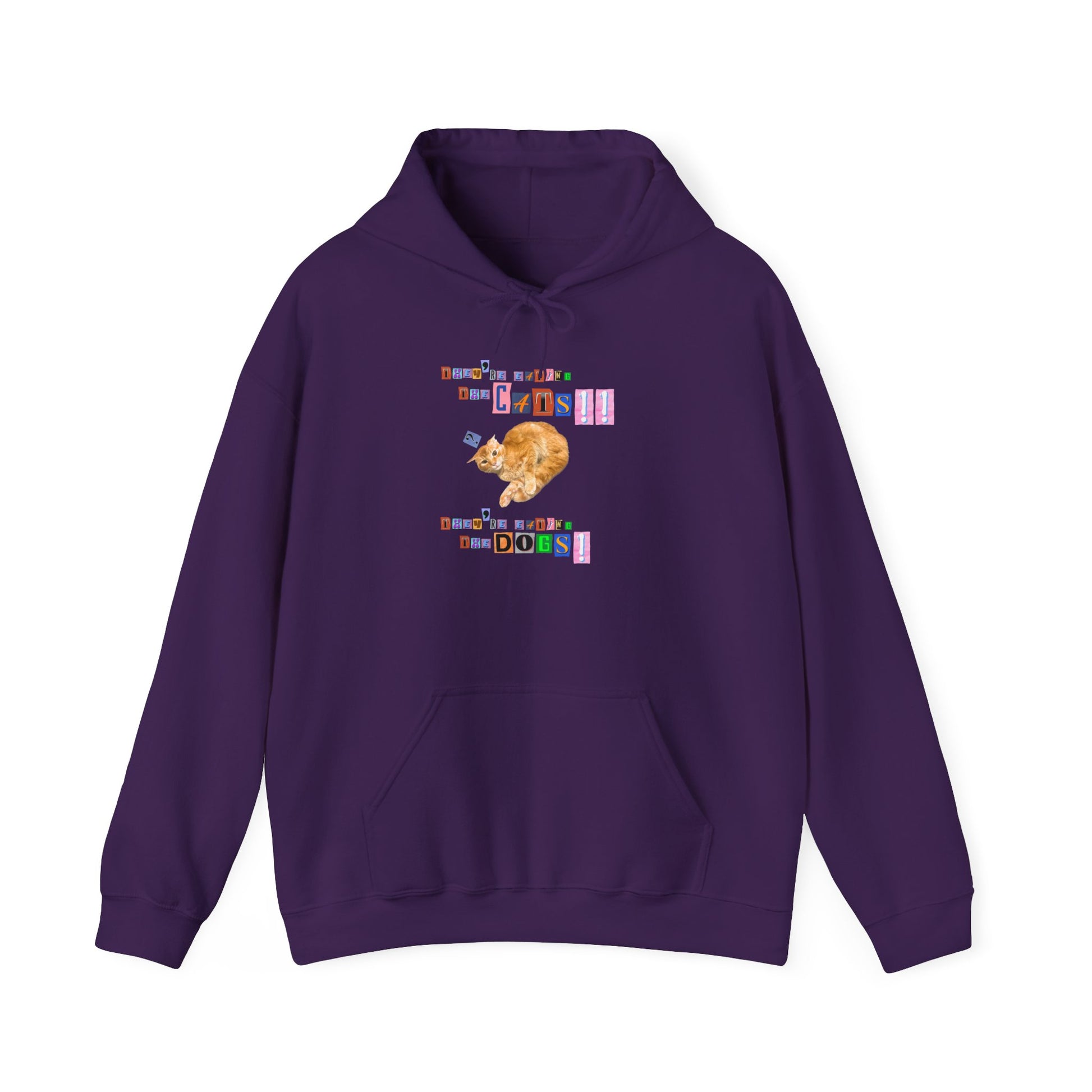 They're eating the cats They're eating the dogs Retro style Pullover