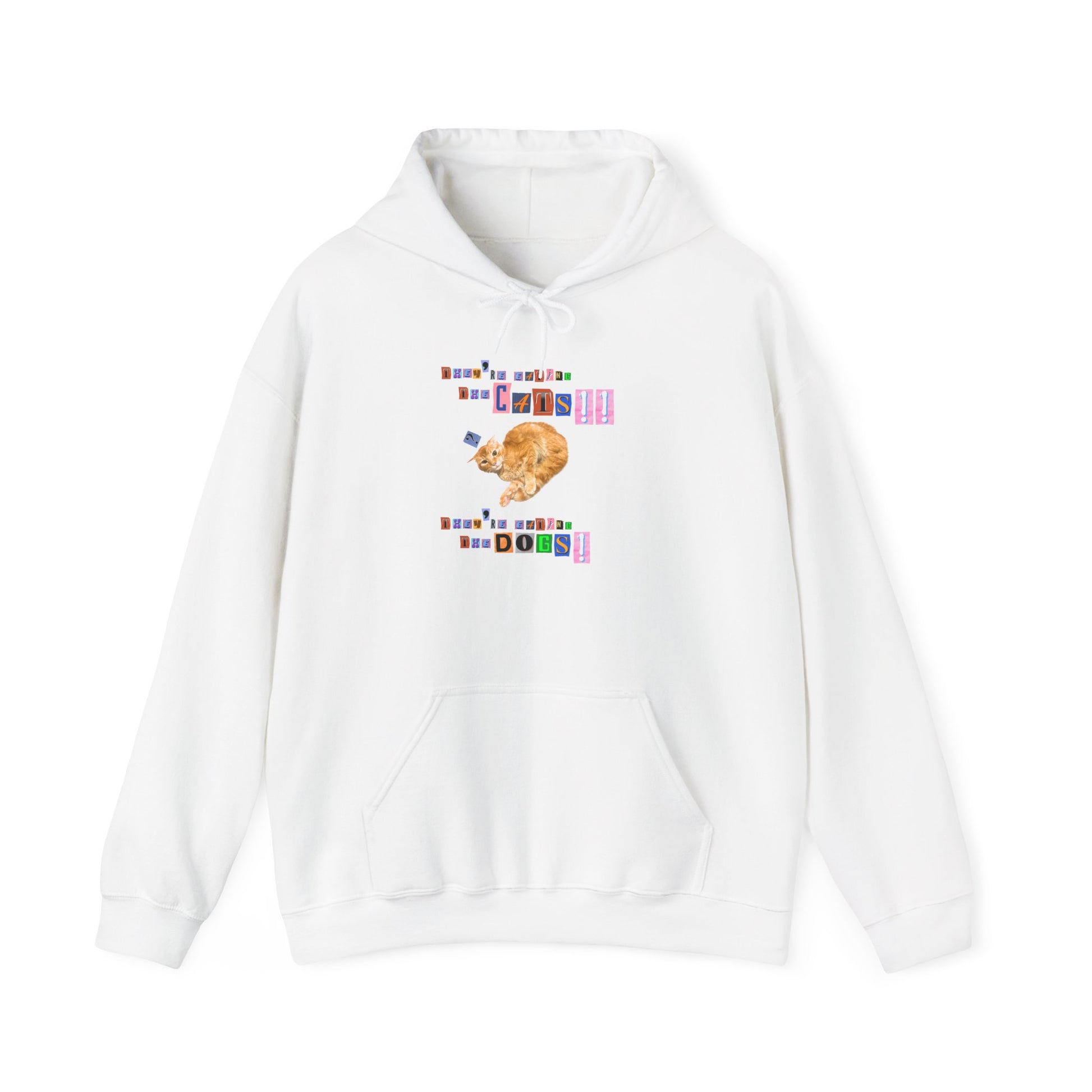They're eating the cats They're eating the dogs Retro style Pullover