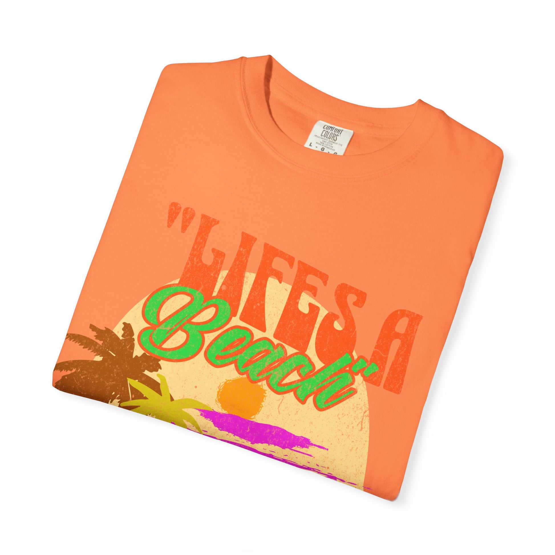 Lifes A Beach Ya Know What I'm Sand? Retro style T shirt