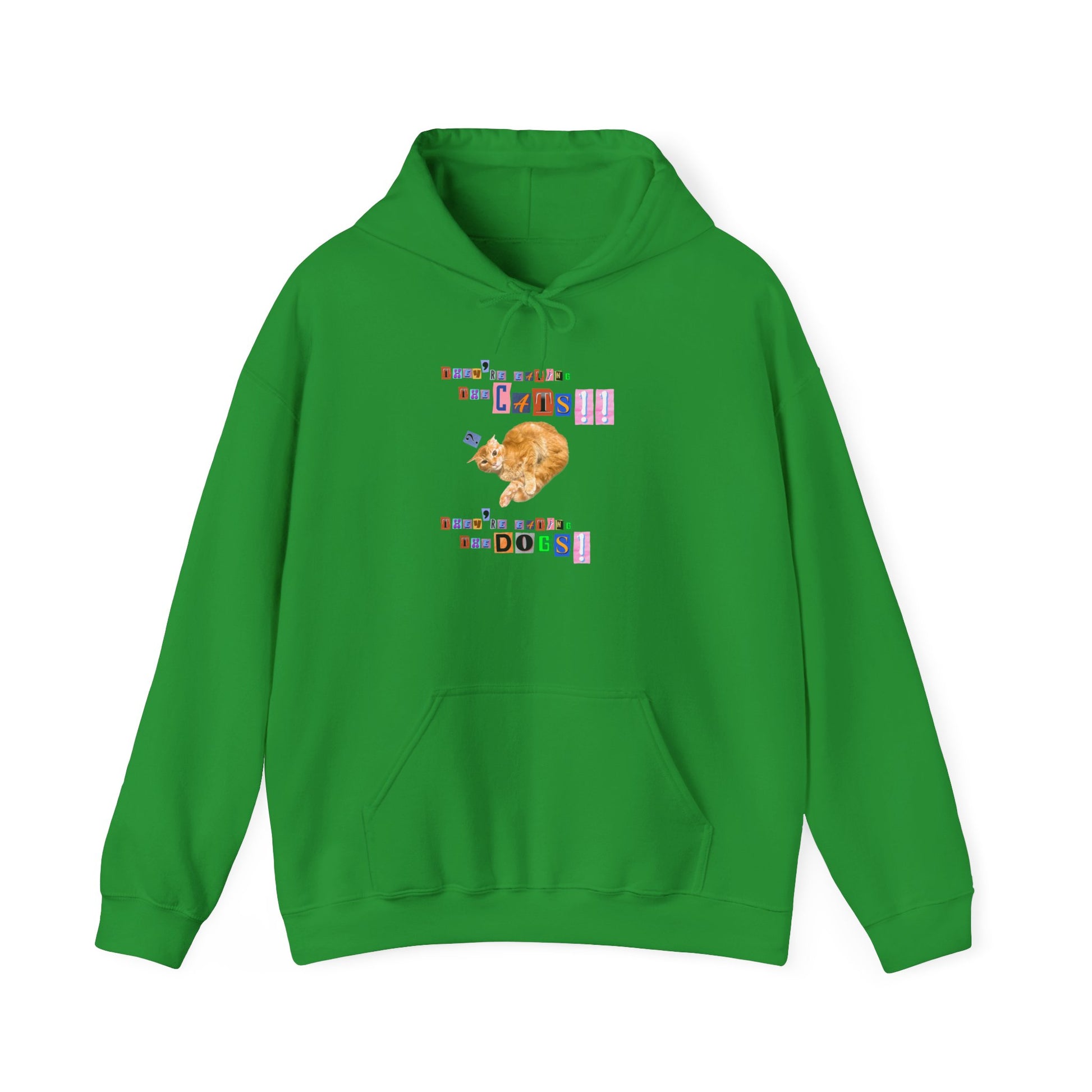 They're eating the cats They're eating the dogs Retro style Pullover