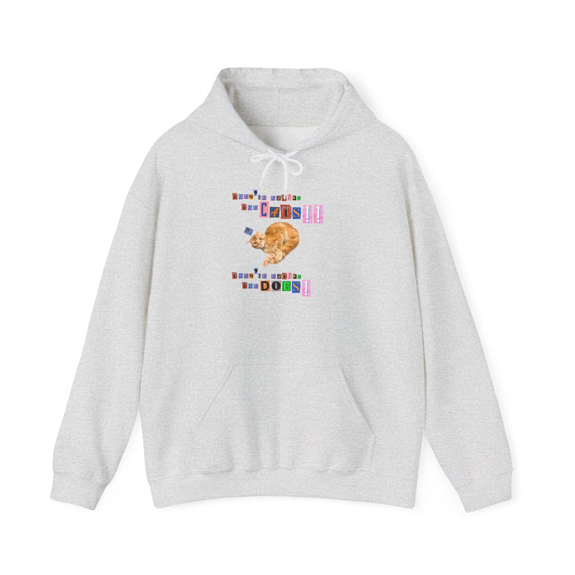 They're eating the cats They're eating the dogs Retro style Pullover