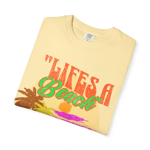 Lifes A Beach Ya Know What I'm Sand? Retro style T shirt