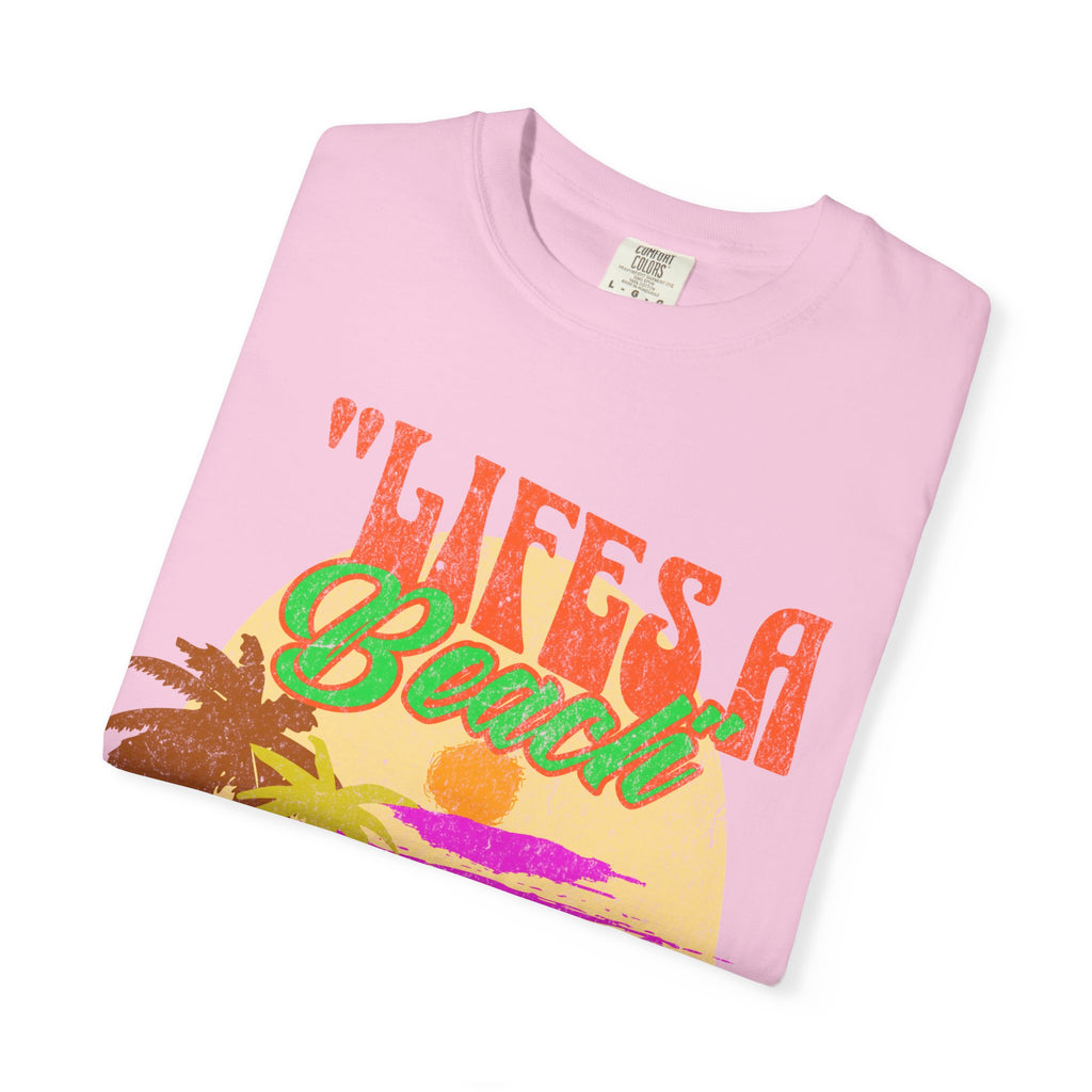Lifes A Beach Ya Know What I'm Sand? Retro style T shirt