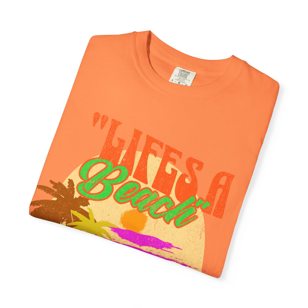 Lifes A Beach Ya Know What I'm Sand? Retro style T shirt
