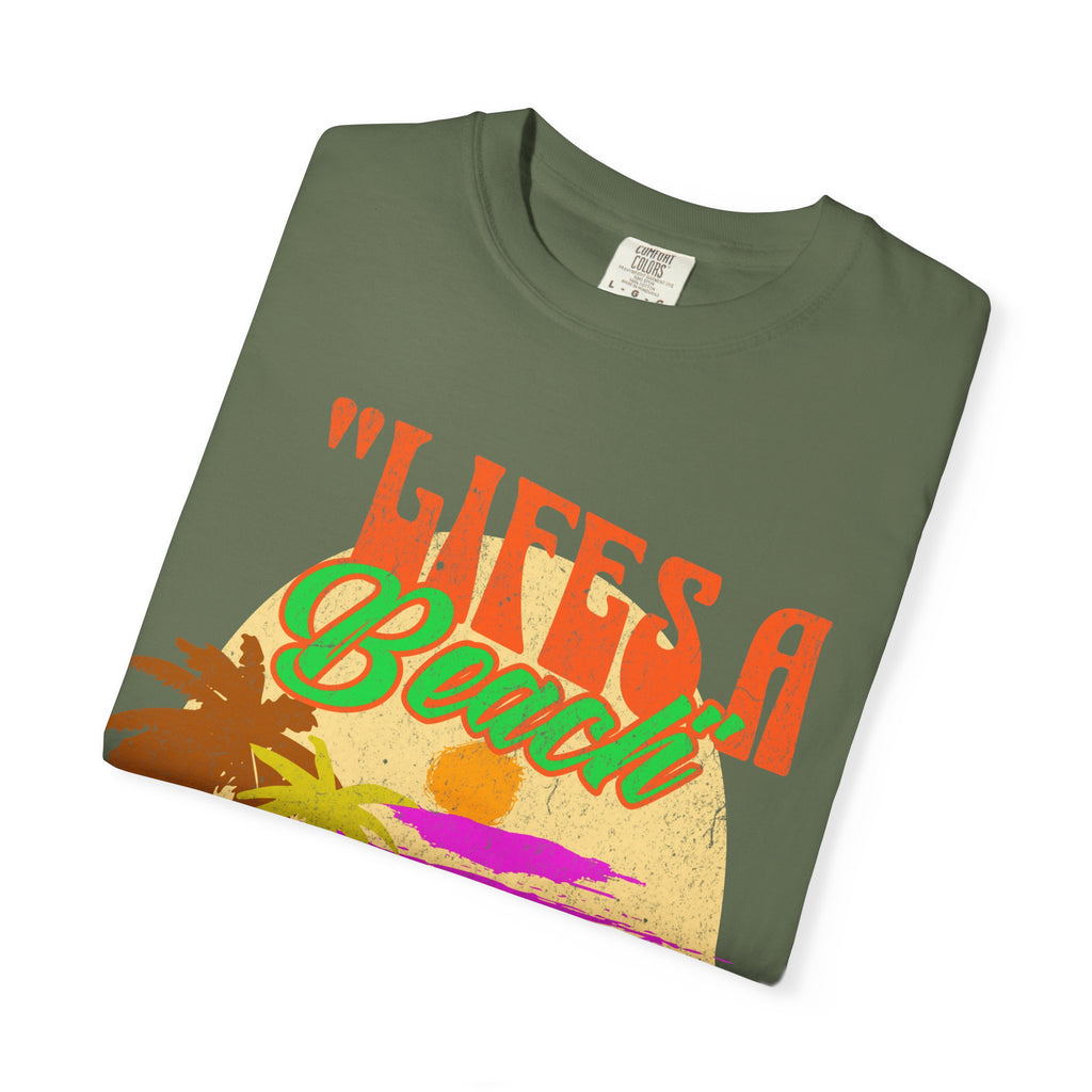 Lifes A Beach Ya Know What I'm Sand? Retro style T shirt