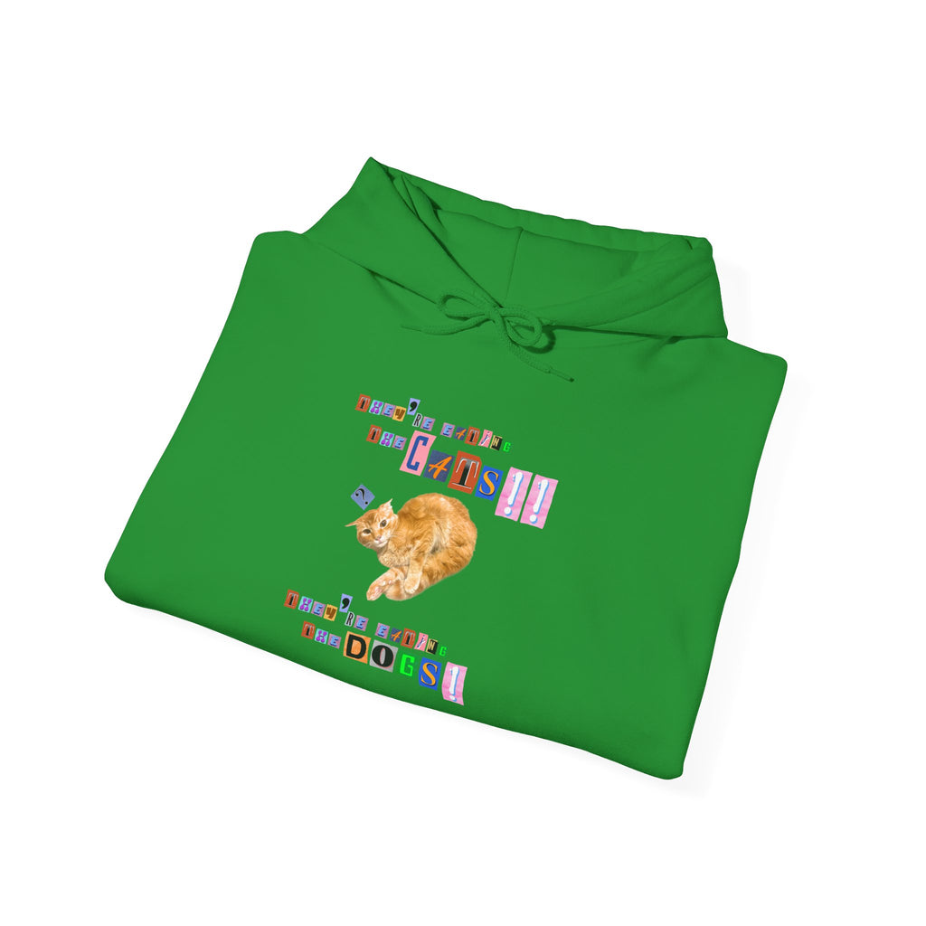 They're eating the cats They're eating the dogs Retro style Pullover