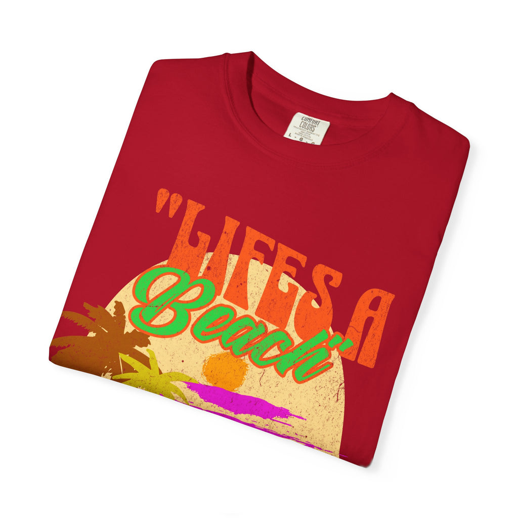 Lifes A Beach Ya Know What I'm Sand? Retro style T shirt